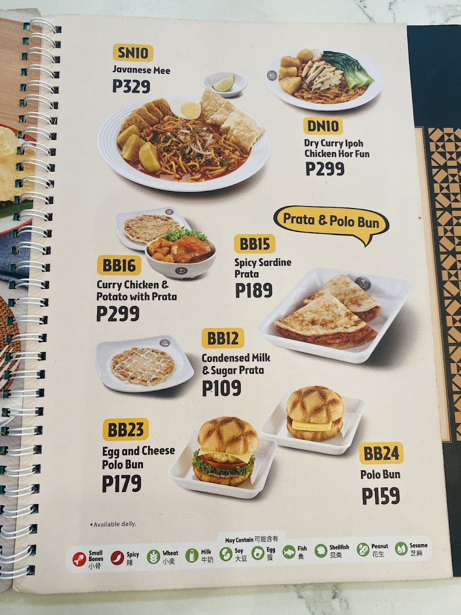 OldTown White Coffee - SM City Grand Central Photo Menu 5