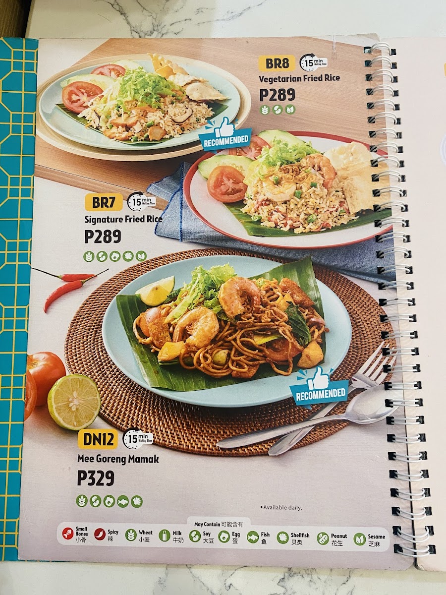OldTown White Coffee - SM City Grand Central Photo Menu 8