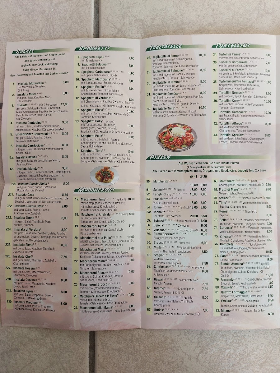Pizzeria Maria Photo Menu 2
