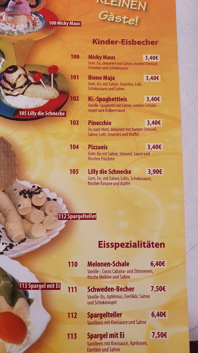 Eiscafé Am Spring Photo Menu 1