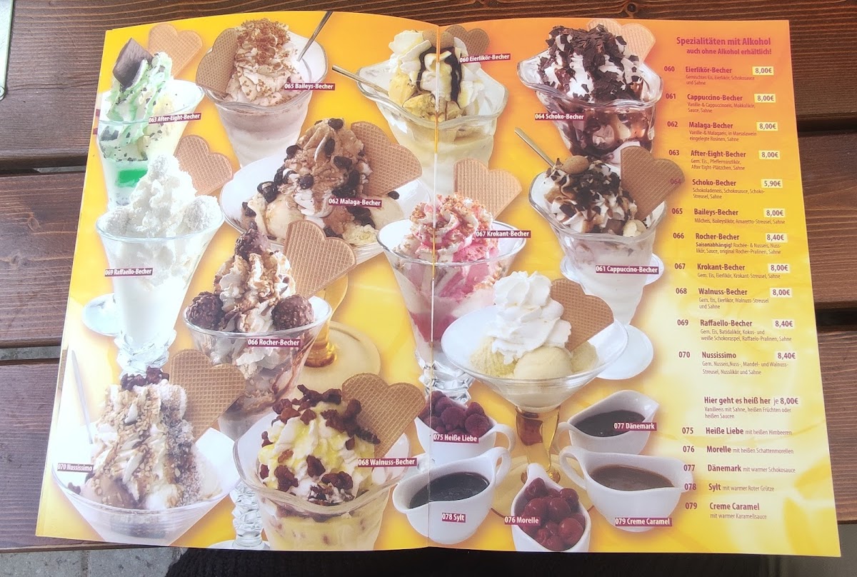 Eiscafé Am Spring Photo Menu 2