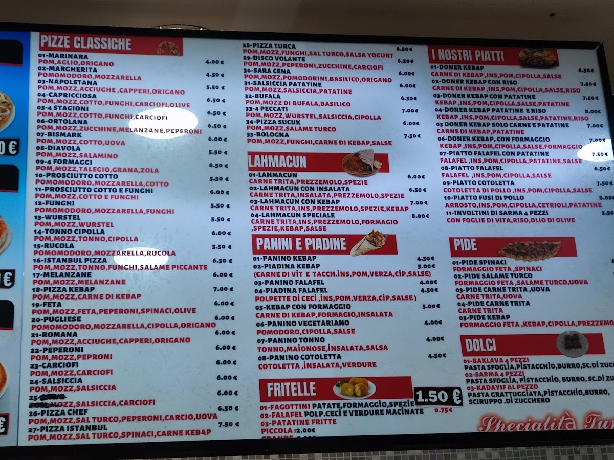Istanbul Kebab Photo Menu 2