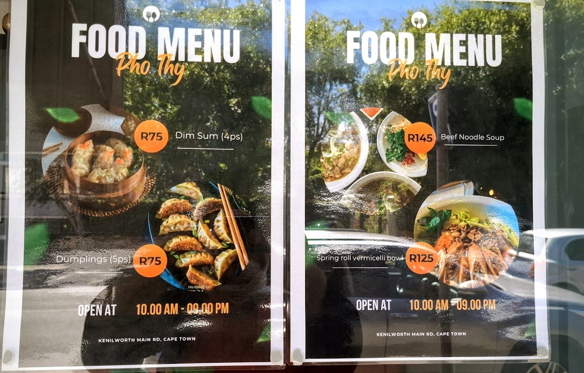 Pho Thy Vietnamese Halal Restaurant Photo Menu 5