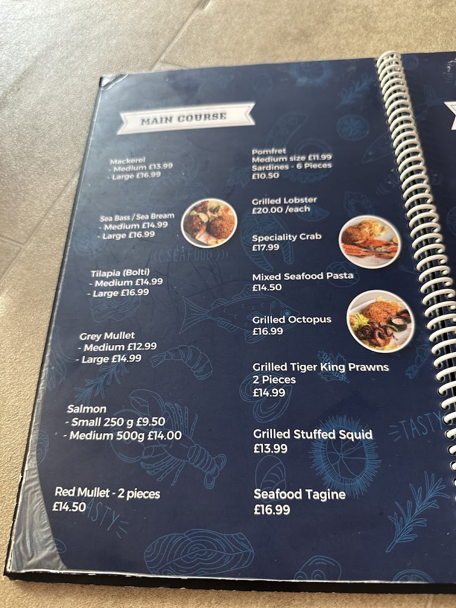 Faris Fishmonger Photo Menu 2