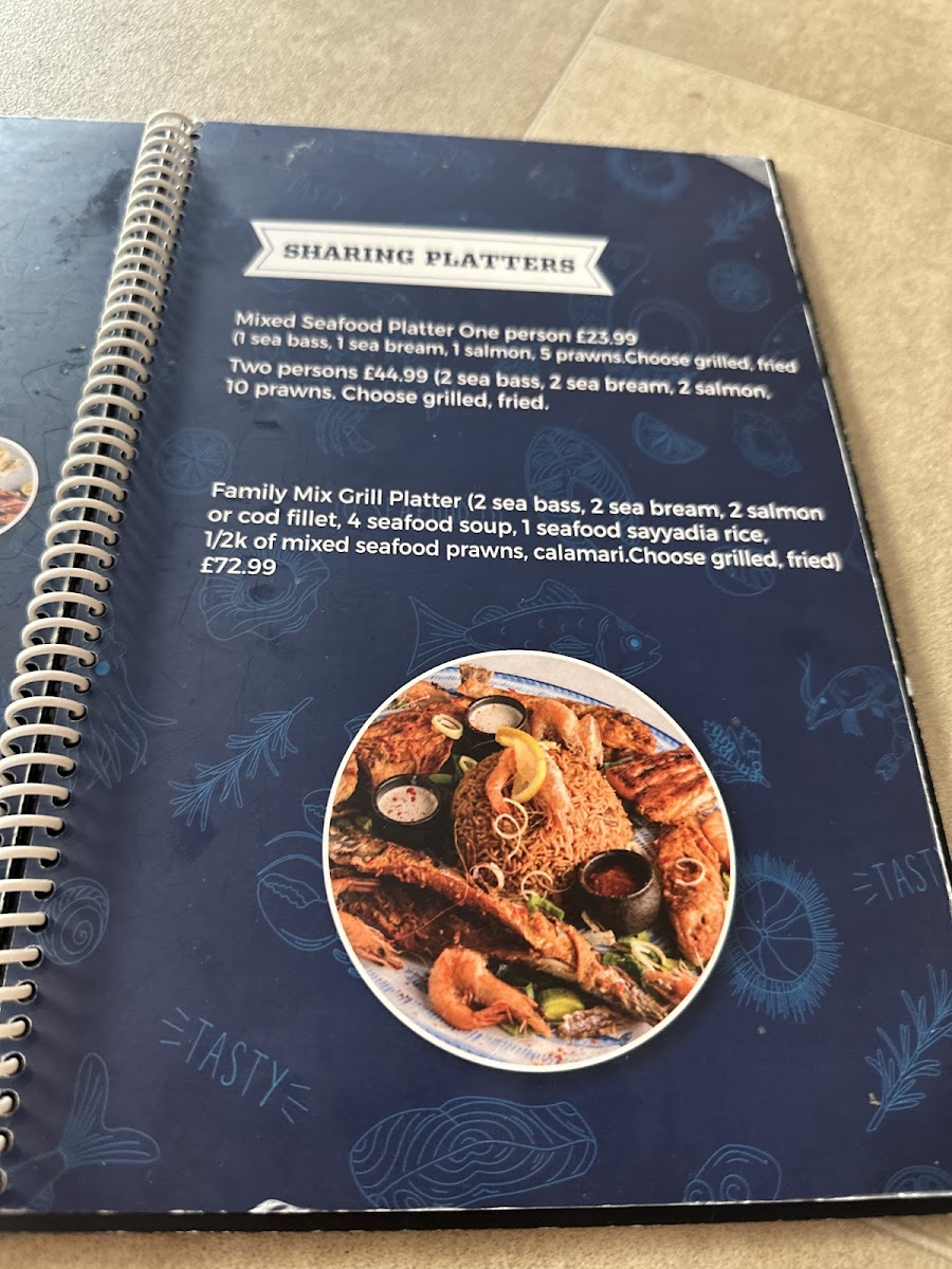 Faris Fishmonger Photo Menu 3