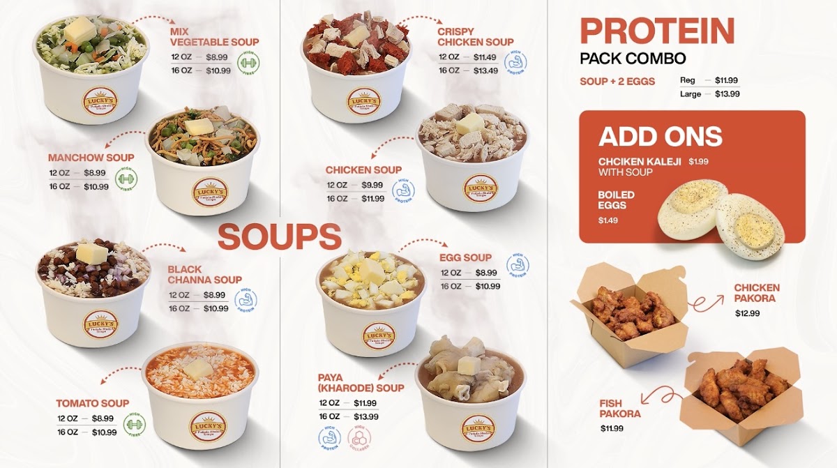 Lucky’s Patiala Shahi Soups Photo Menu 2