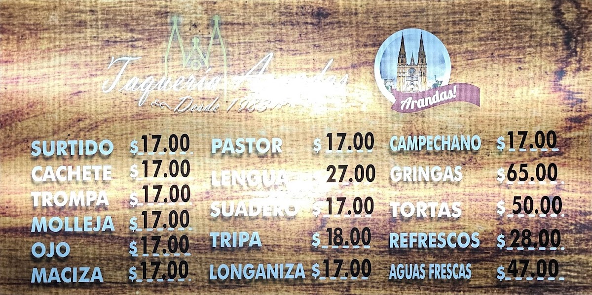 Taquería Arandas desde 1983 Photo Menu 1