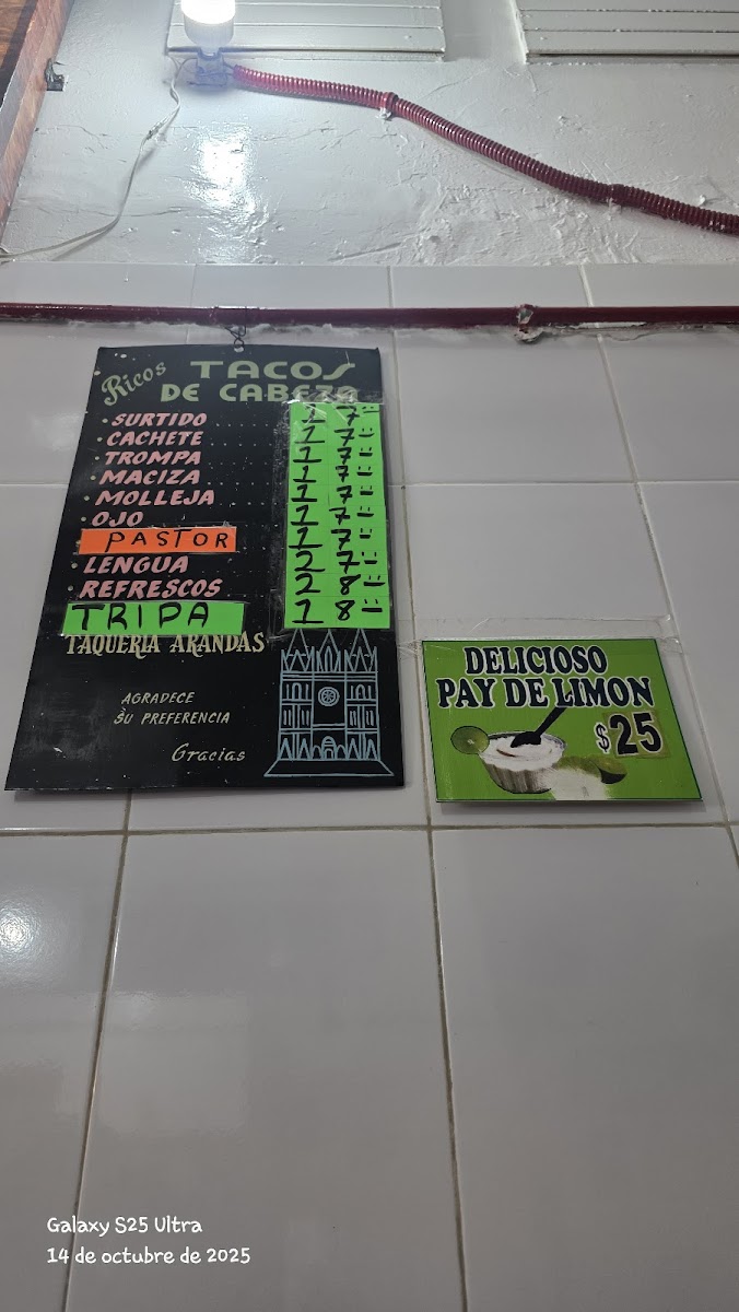 Taquería Arandas desde 1983 Photo Menu 10