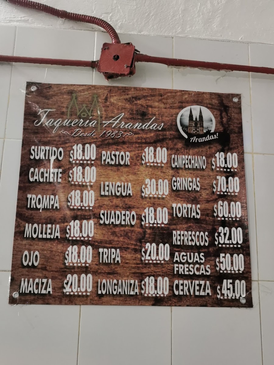 Taquería Arandas desde 1983 Photo Menu 3