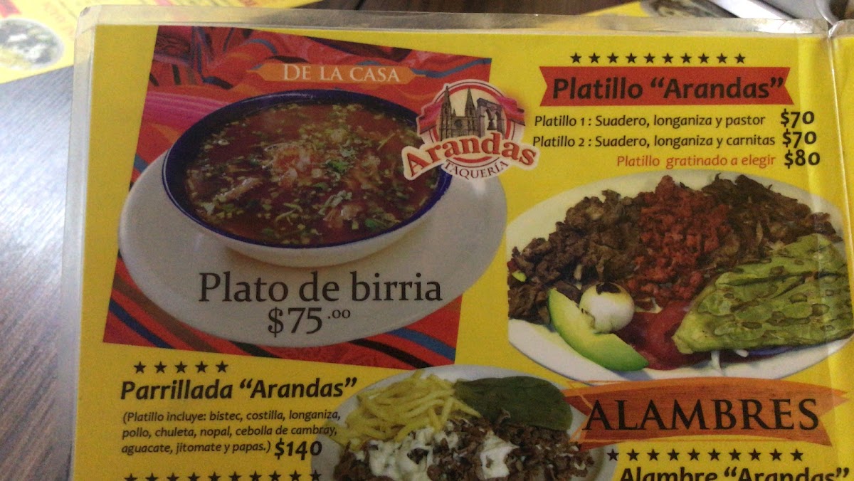 Taquería Arandas desde 1983 Photo Menu 8