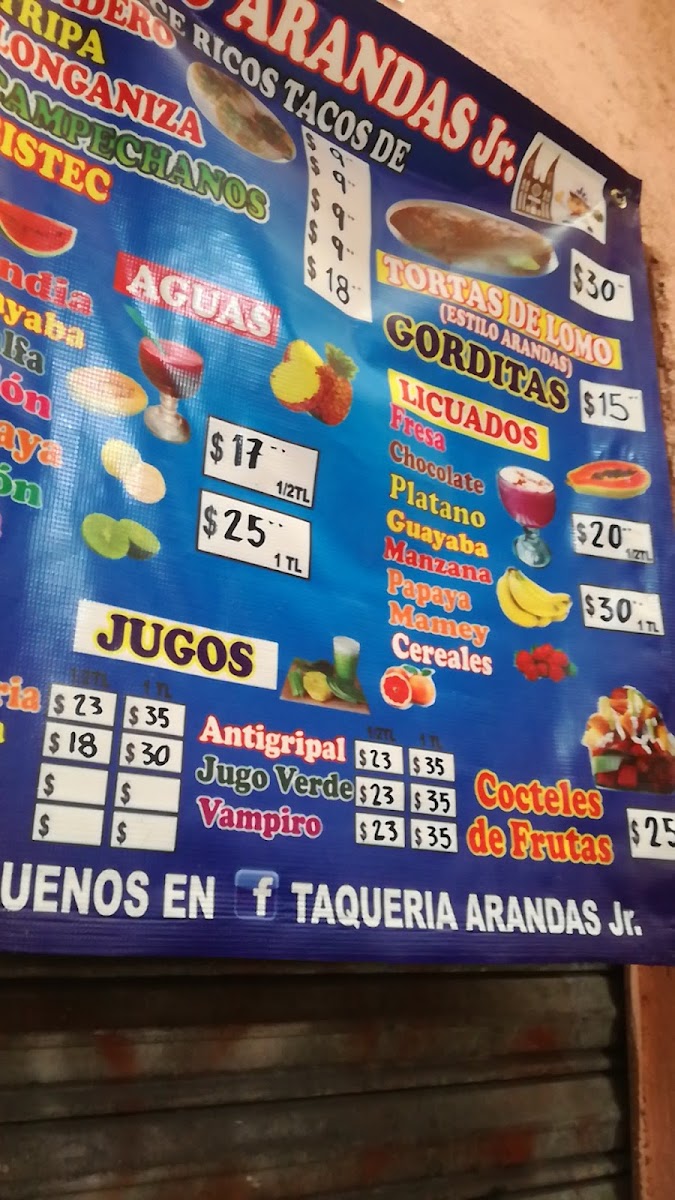 Taquería Arandas desde 1983 Photo Menu 9