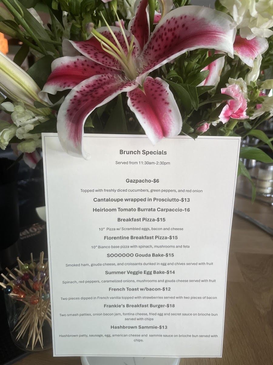 Frankie's Kitchen & Cocktail Bar Photo Menu 1