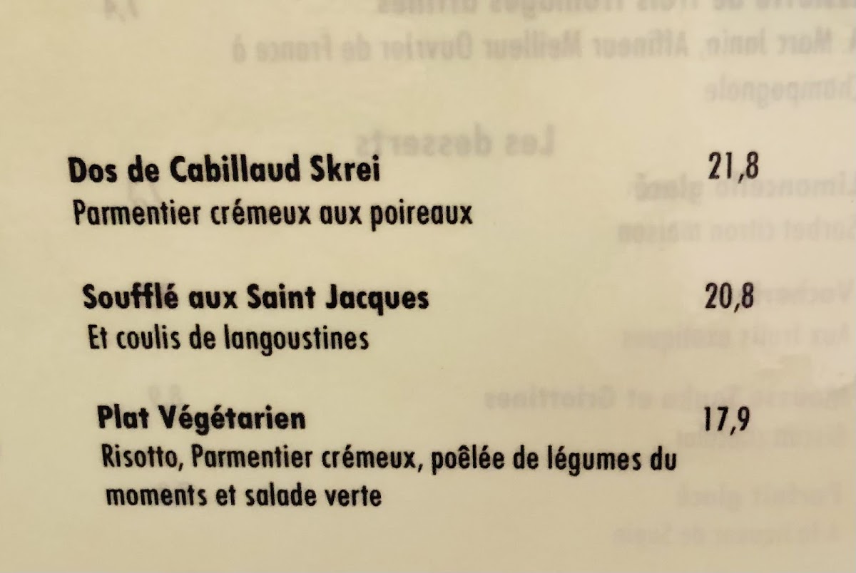 La Maison d'à côté Photo Menu 2
