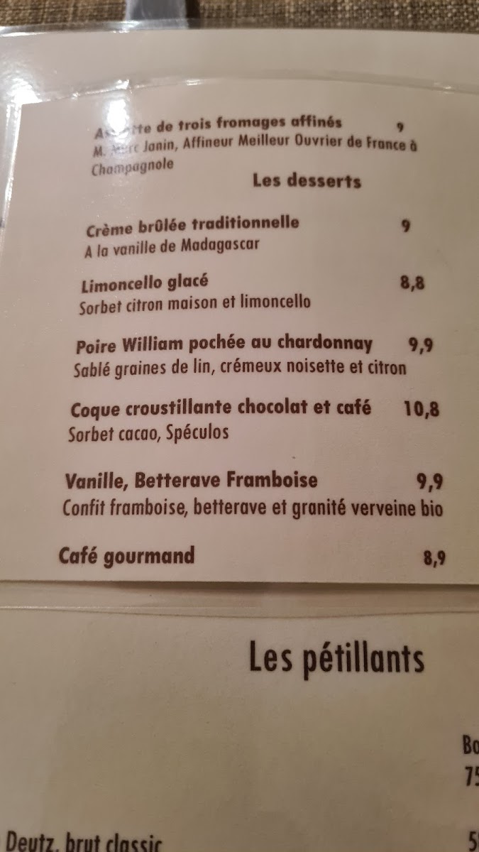 La Maison d'à côté Photo Menu 4