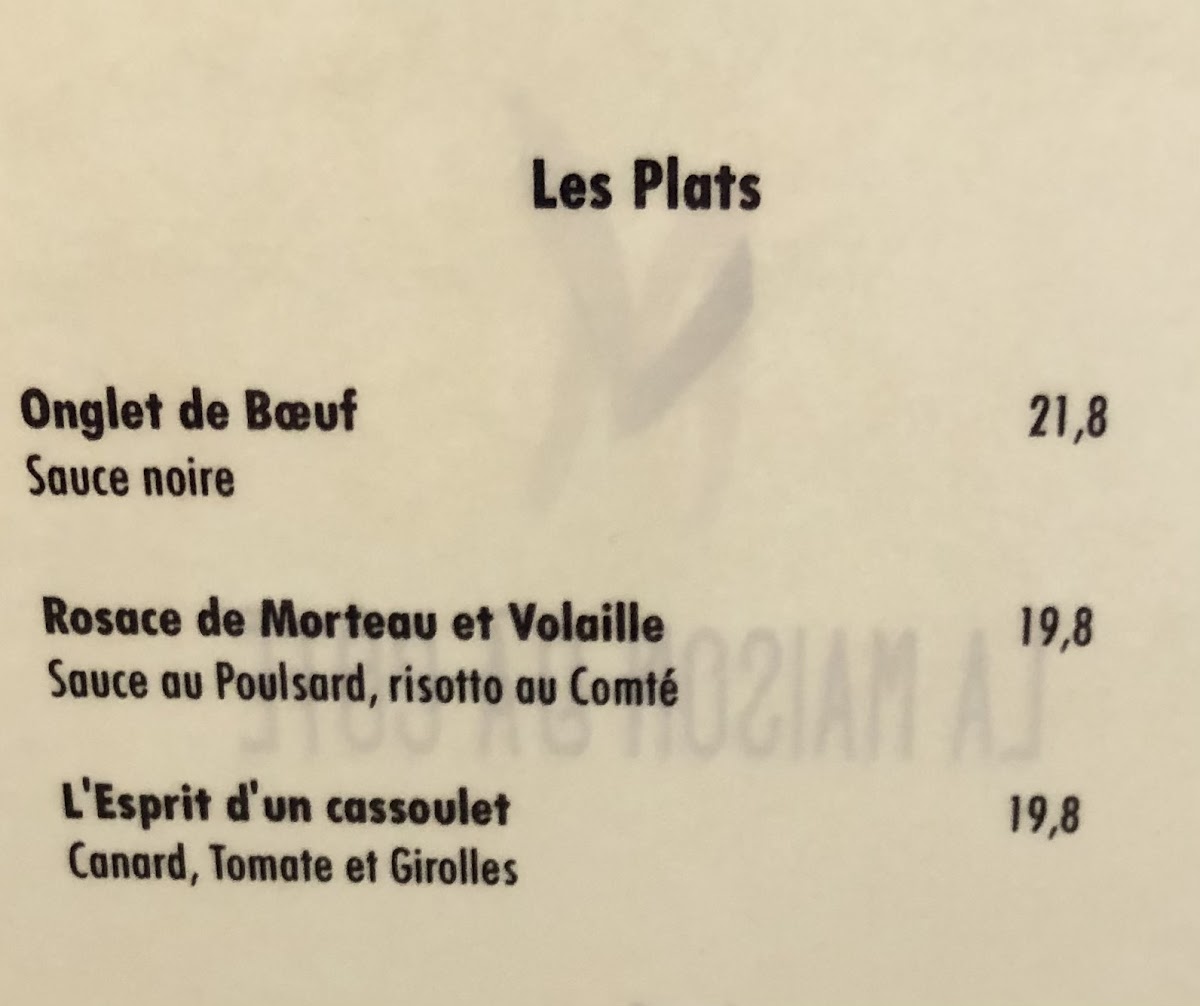 La Maison d'à côté Photo Menu 8