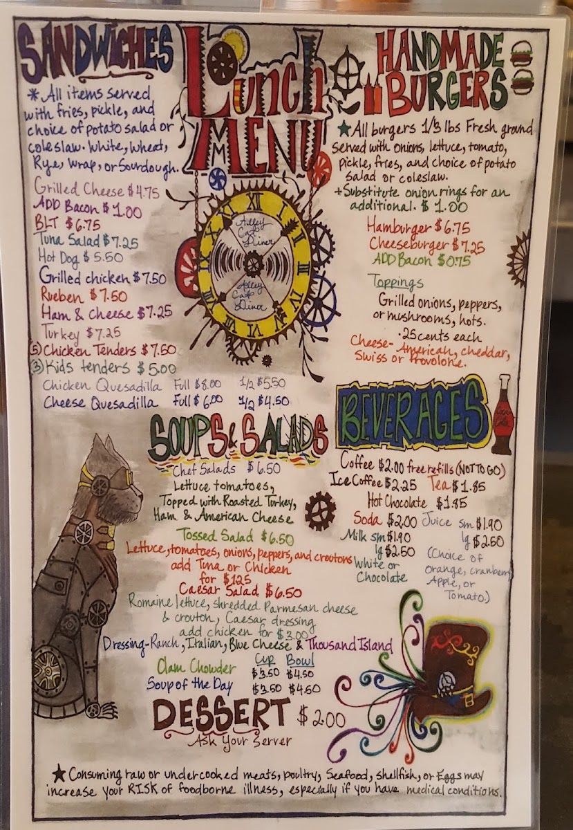 Alley Cat Diner Photo Menu 10