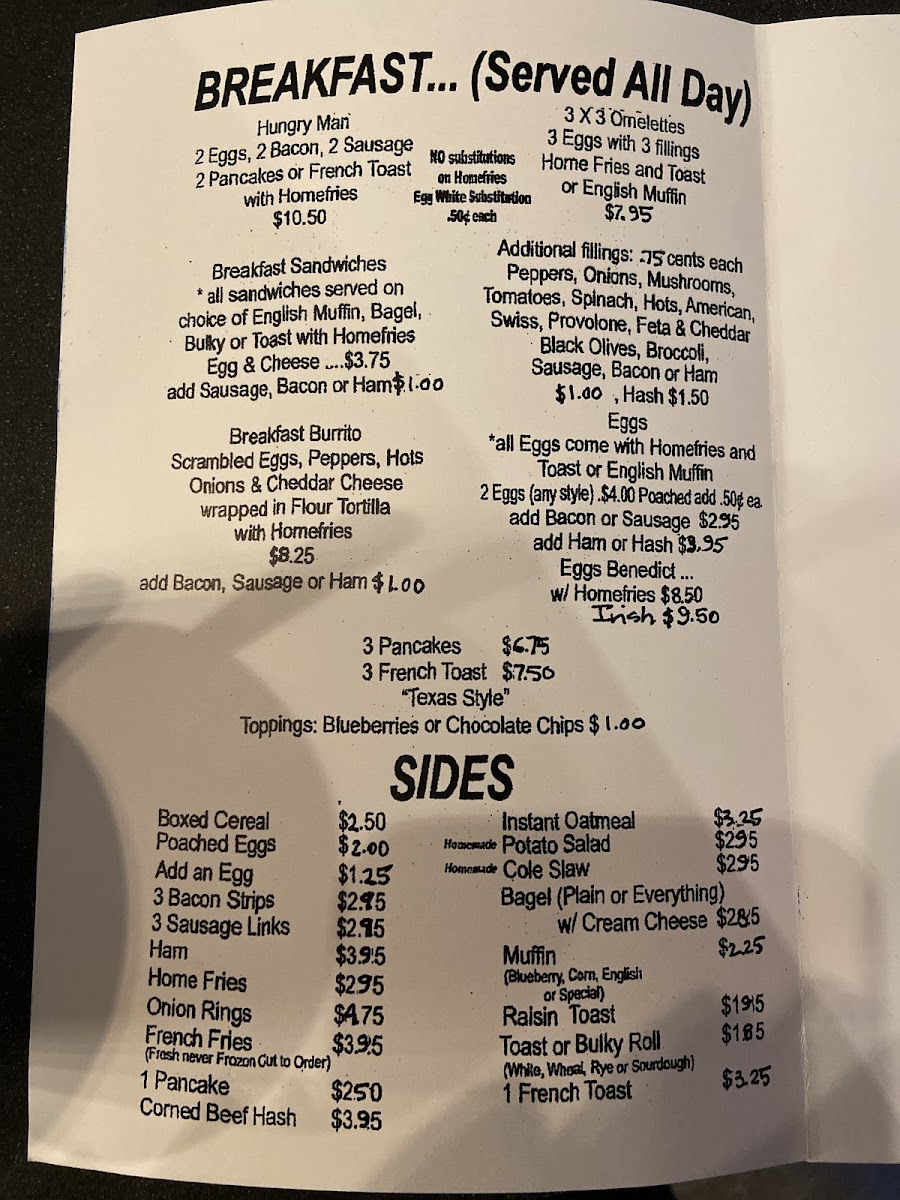 Alley Cat Diner Photo Menu 5