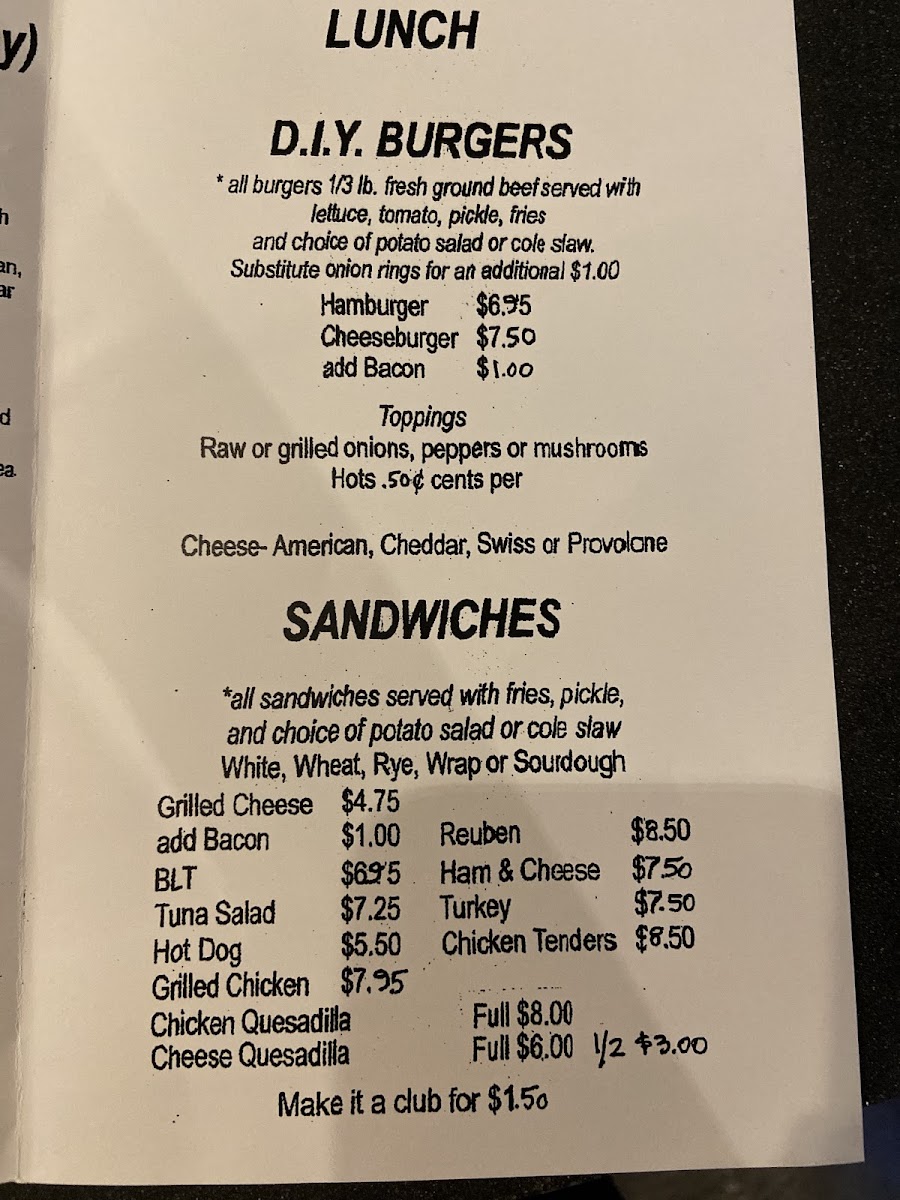 Alley Cat Diner Photo Menu 7