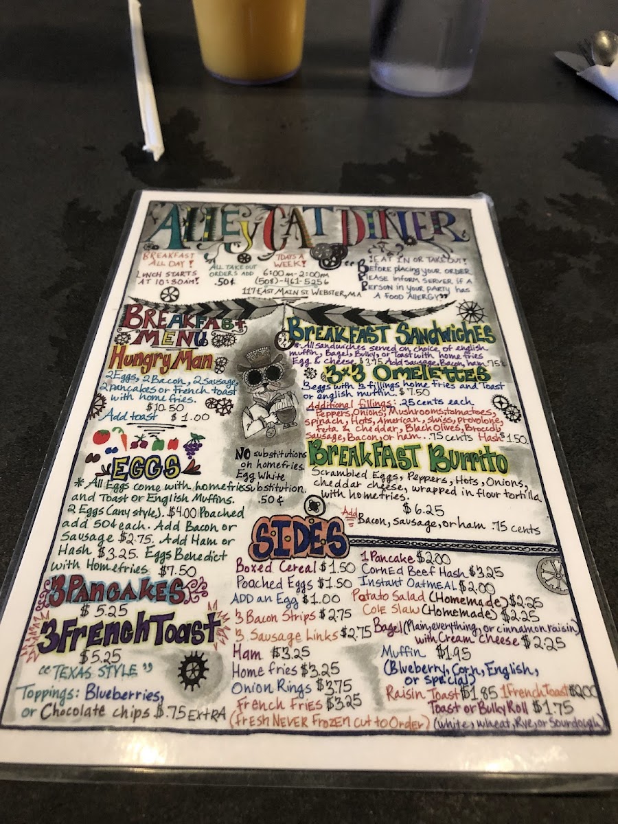 Alley Cat Diner Photo Menu 9