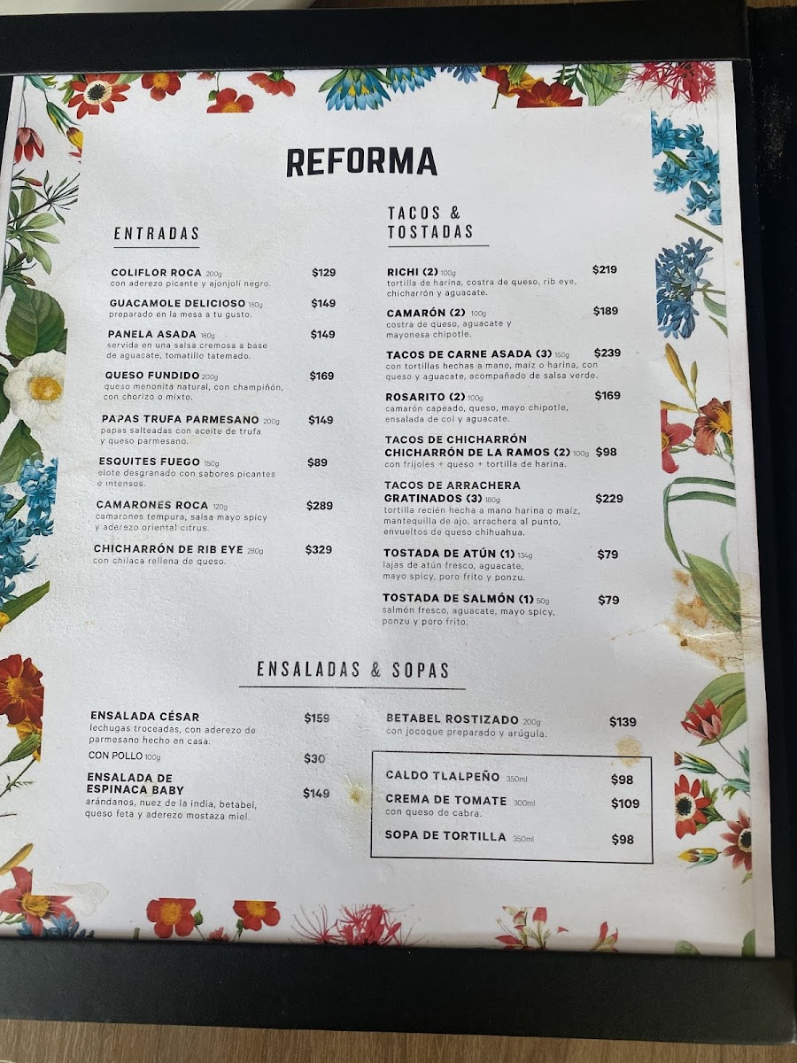 Mercado Reforma Photo Menu 5