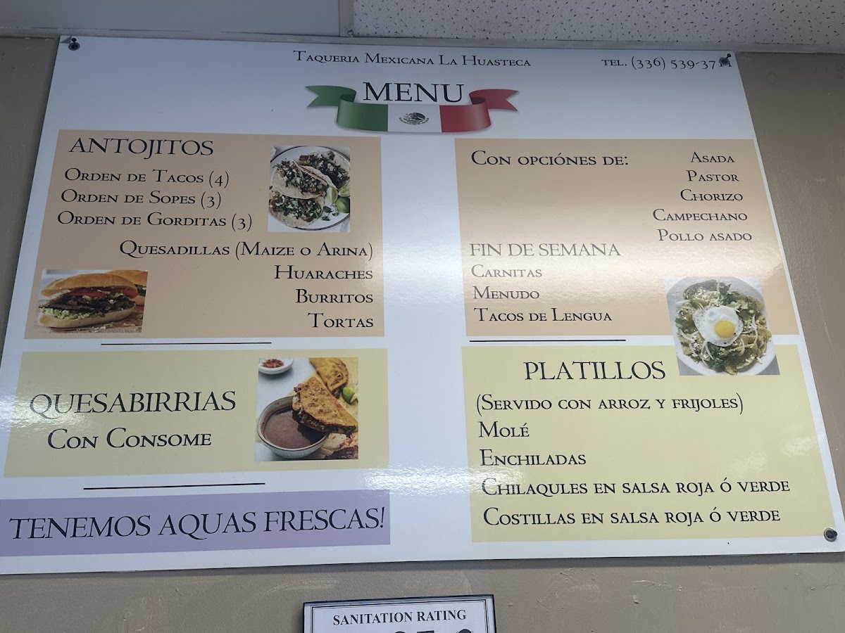 Tienda Mexicana La Huasteca Photo Menu 1