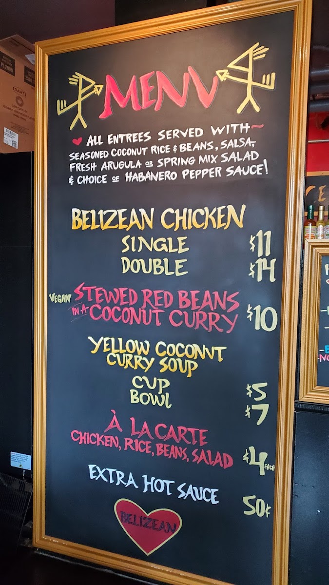 Love Belizean Photo Menu 10