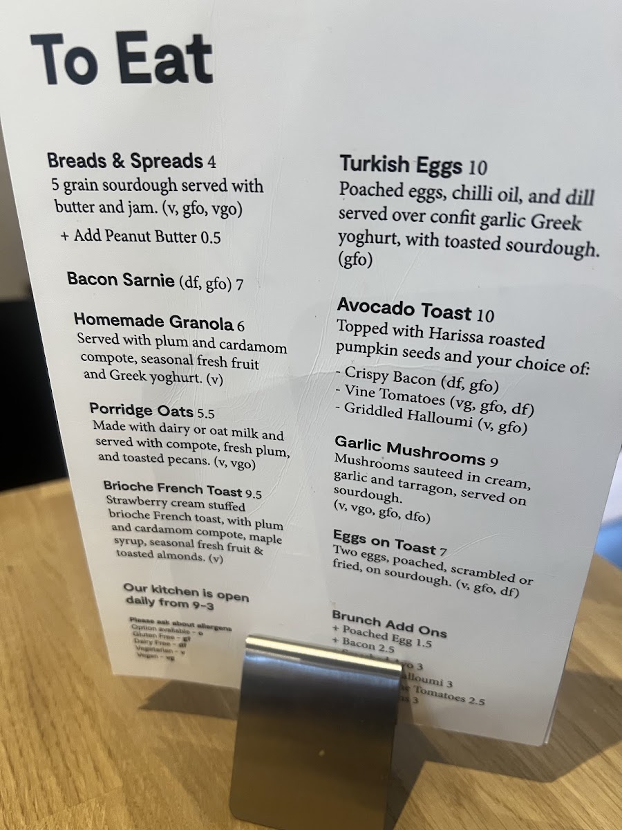 Okells Hoole Photo Menu 1