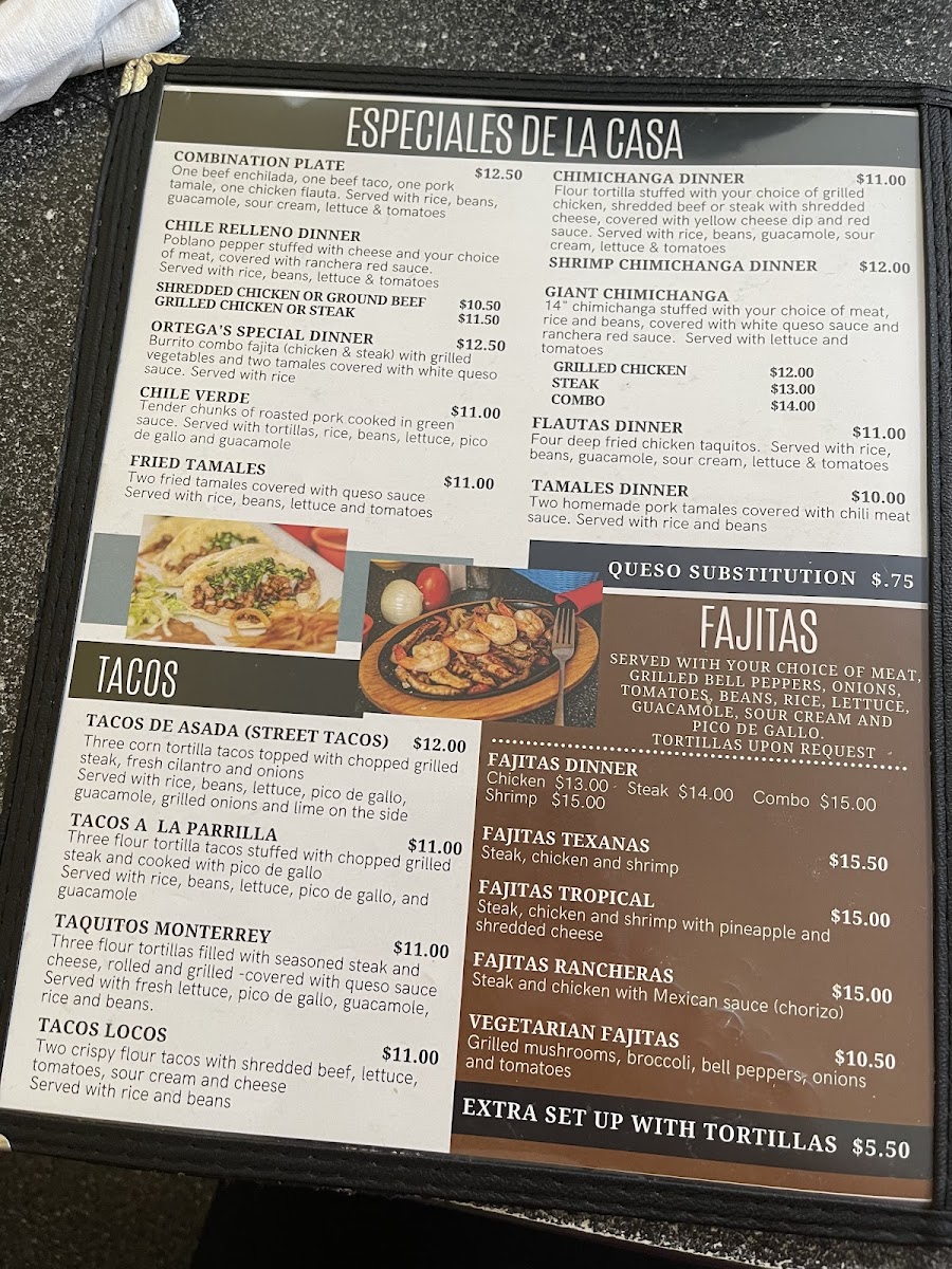 Ortega's Mexican Grill Photo Menu 4