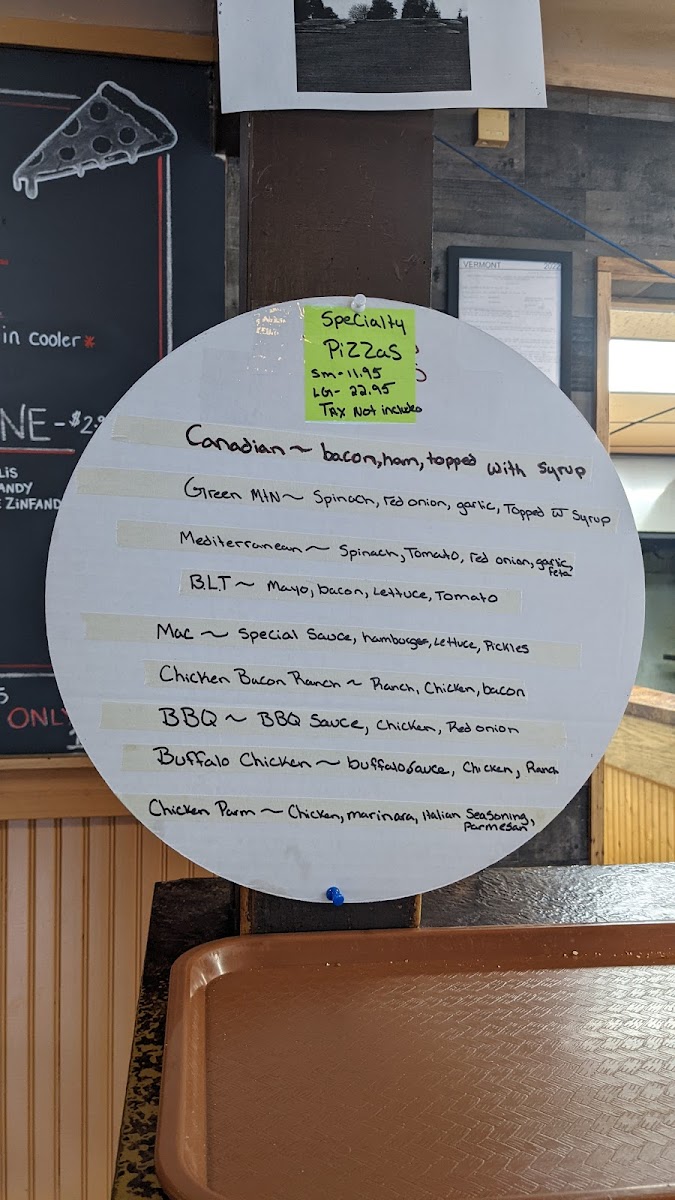 Hardwick House of Pizza Photo Menu 5