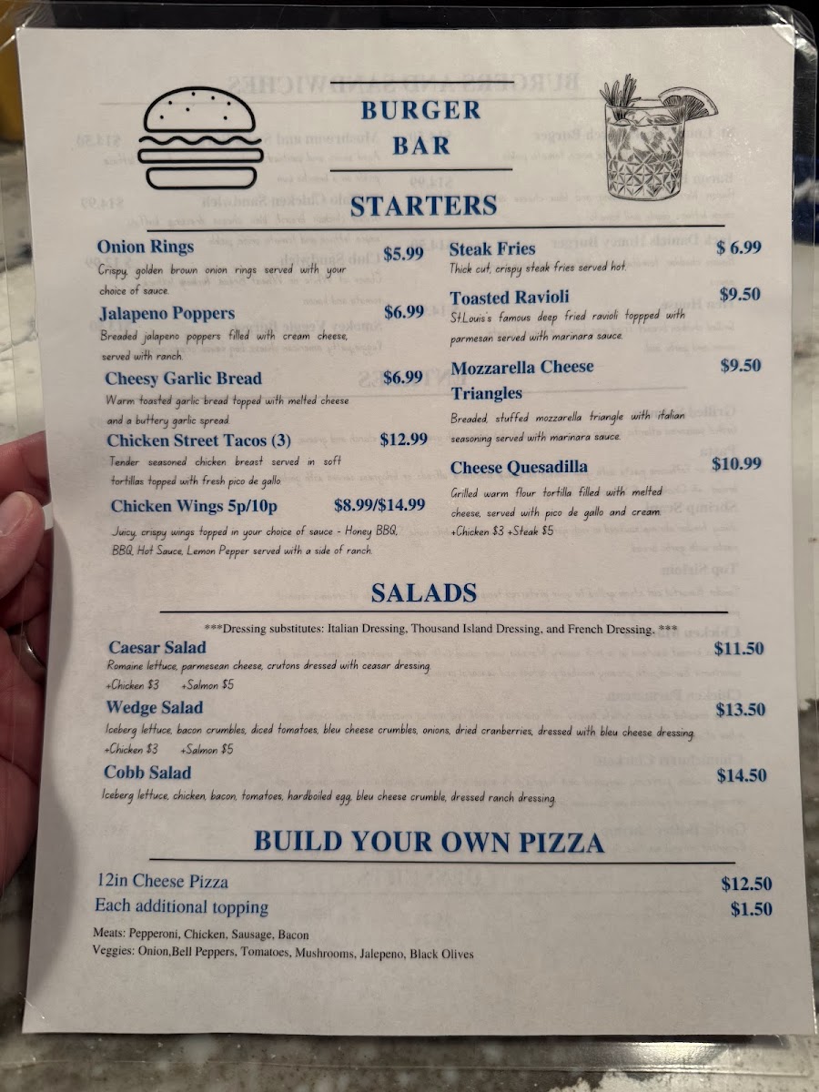 Underground Burger Bar Photo Menu 4
