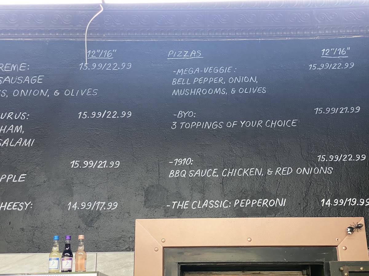 First Bank of Pizza Photo Menu 4