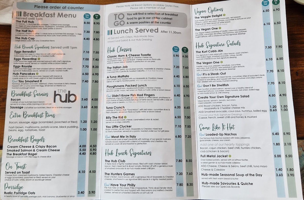 The Hub Photo Menu 10