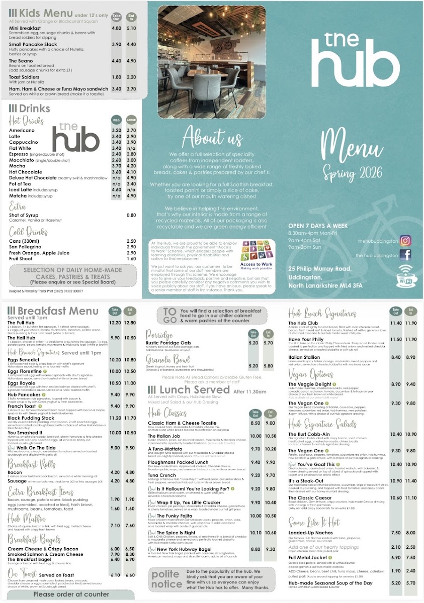 The Hub Photo Menu 6