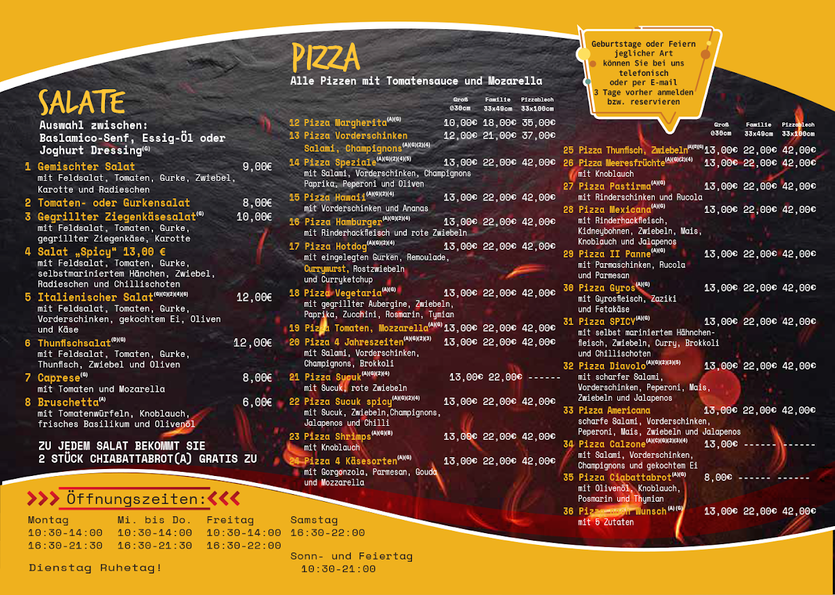 Spicy Pizza For you Photo Menu 10