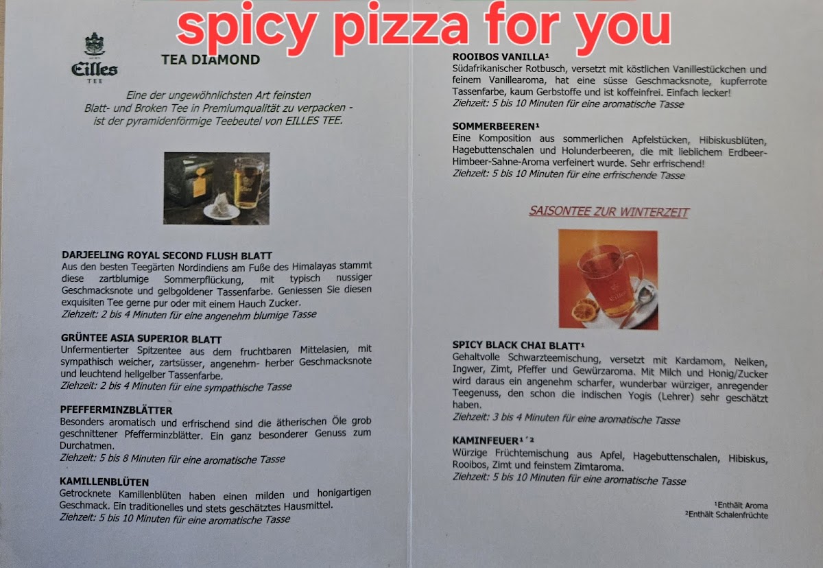 Spicy Pizza For you Photo Menu 7