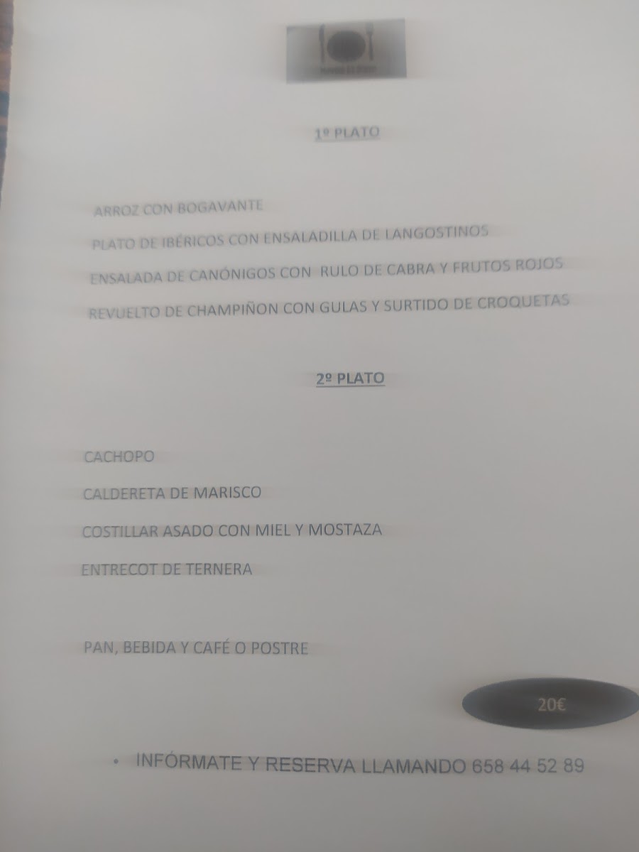 Meson El Pase Photo Menu 7
