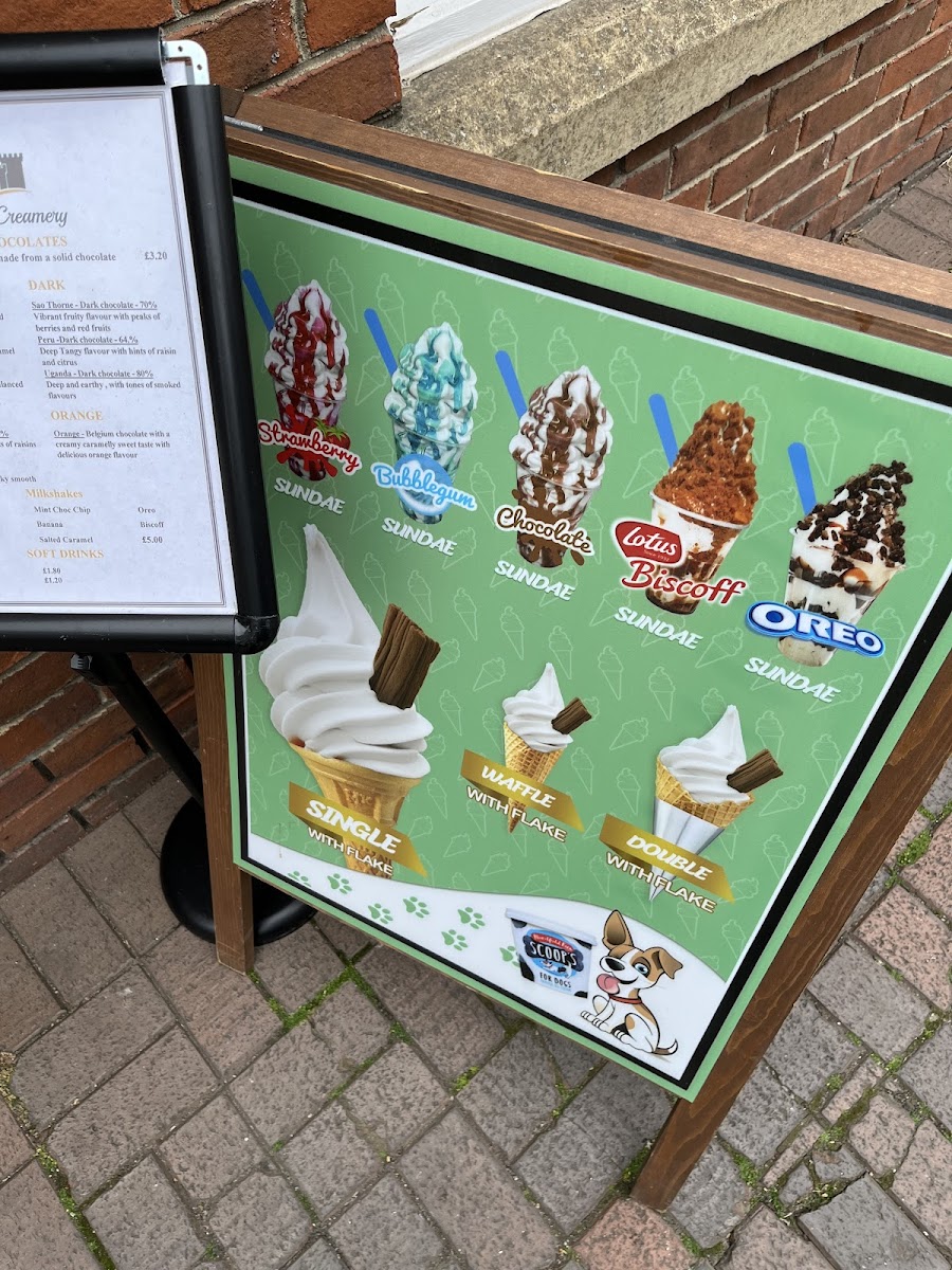 Castle Creamery Photo Menu 5