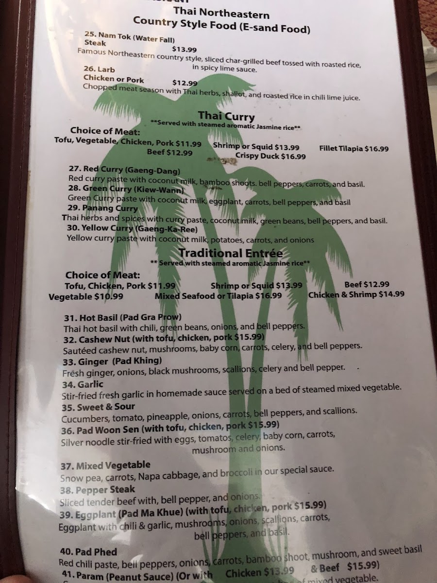 Thai Island Orlando Photo Menu 4