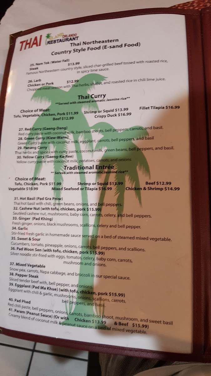 Thai Island Orlando Photo Menu 5