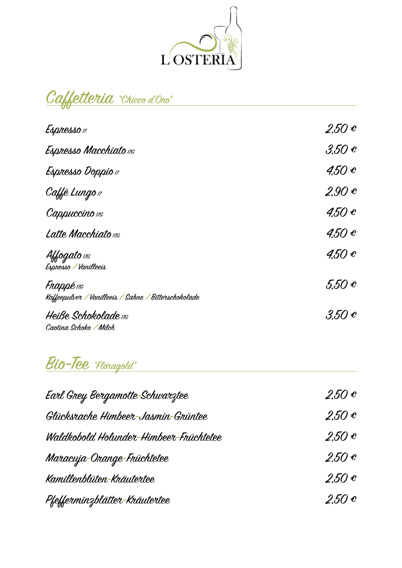 l´Osteria Photo Menu 4