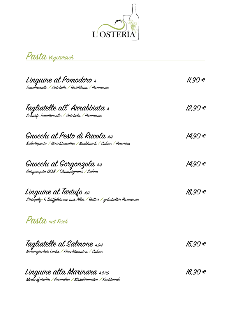 l´Osteria Photo Menu 6