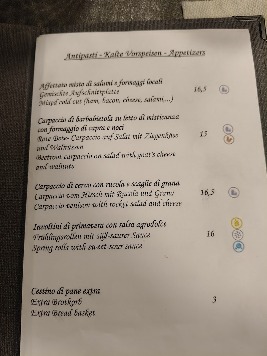 Ristorante Laurin Carezza Photo Menu 3