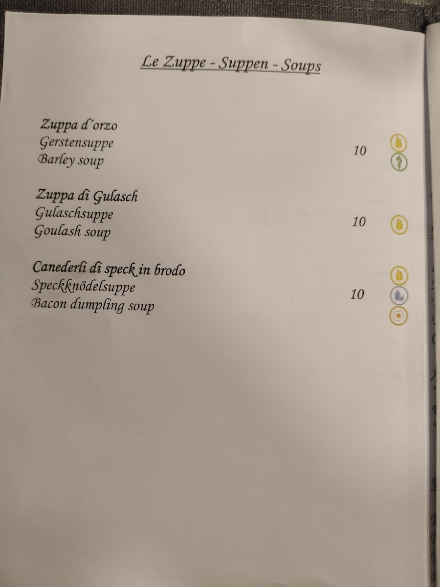 Ristorante Laurin Carezza Photo Menu 6