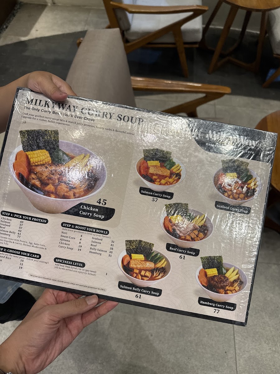 Milky Way Cafe By The Sea PIK Photo Menu 1