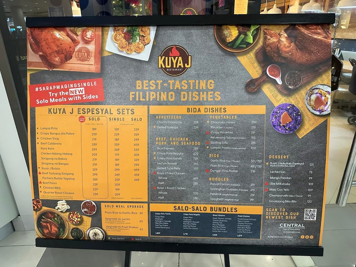 Kuya J Restaurant Photo Menu 5