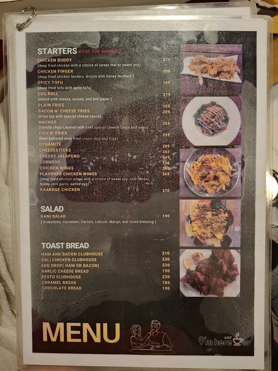 Cafe I'm Here Photo Menu 7