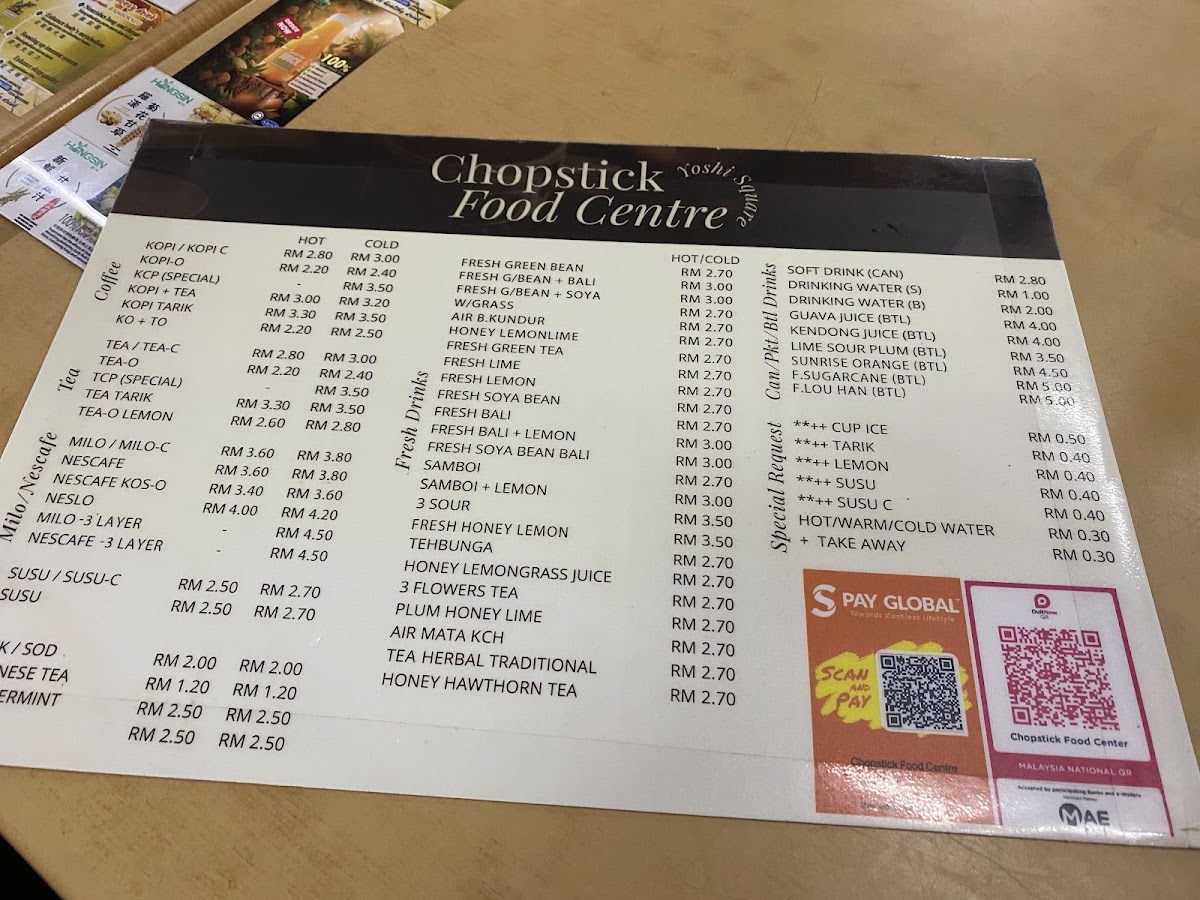Chopstick Food Centre Photo Menu 8
