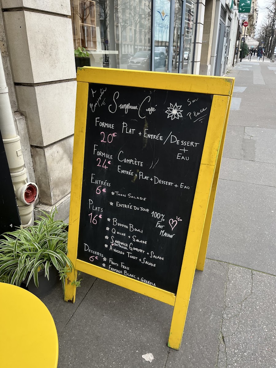 Sunflower Café Photo Menu 3