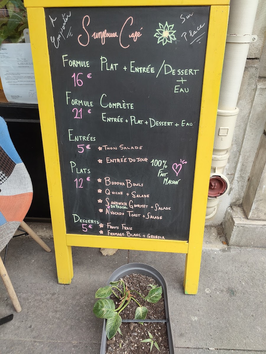Sunflower Café Photo Menu 6