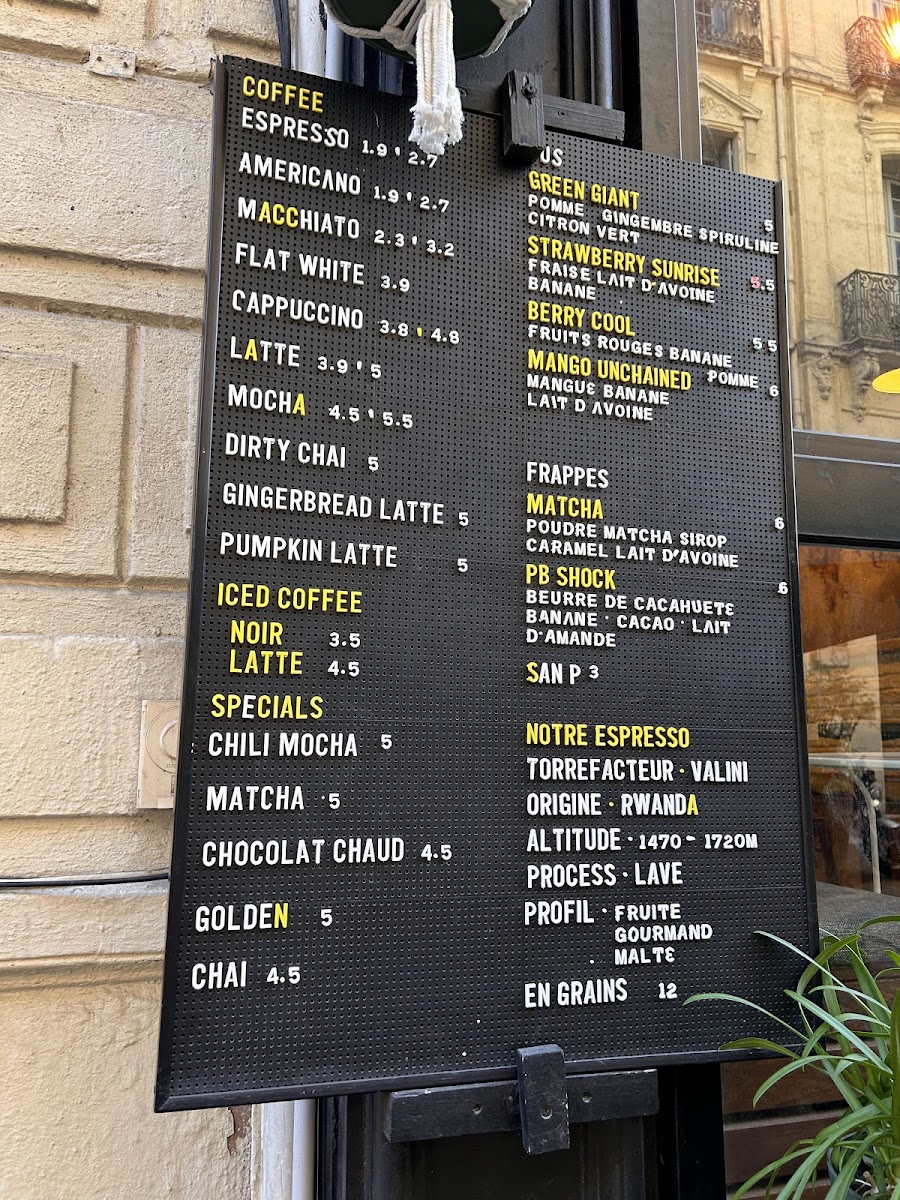 Coffee Club Montpellier Photo Menu 4